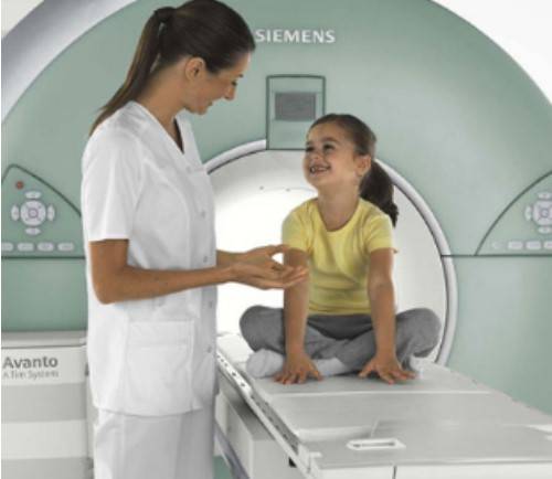 Выполнение МРТ ребенку
