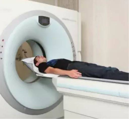 Положение пациента при исследовании на компьютерном томографе