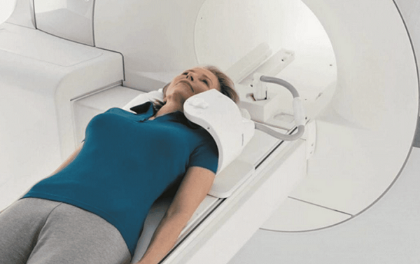 Исследование щитовидной железы на закрытом томографе